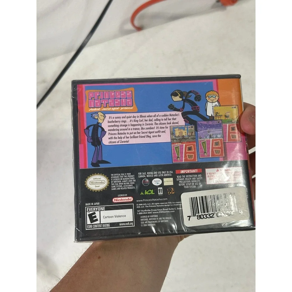 Princess Natasha Student Secret Agent Princess Nintendo DS Game New Sealed